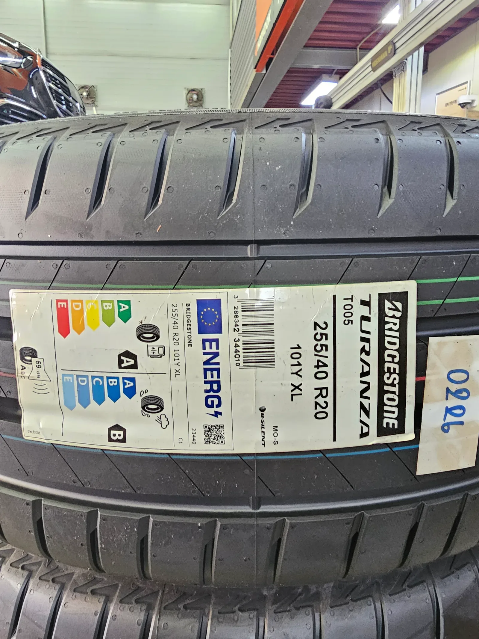 벤츠 S클래스 S450 255/40R20 옆면 라벨 101Y XL MO-S