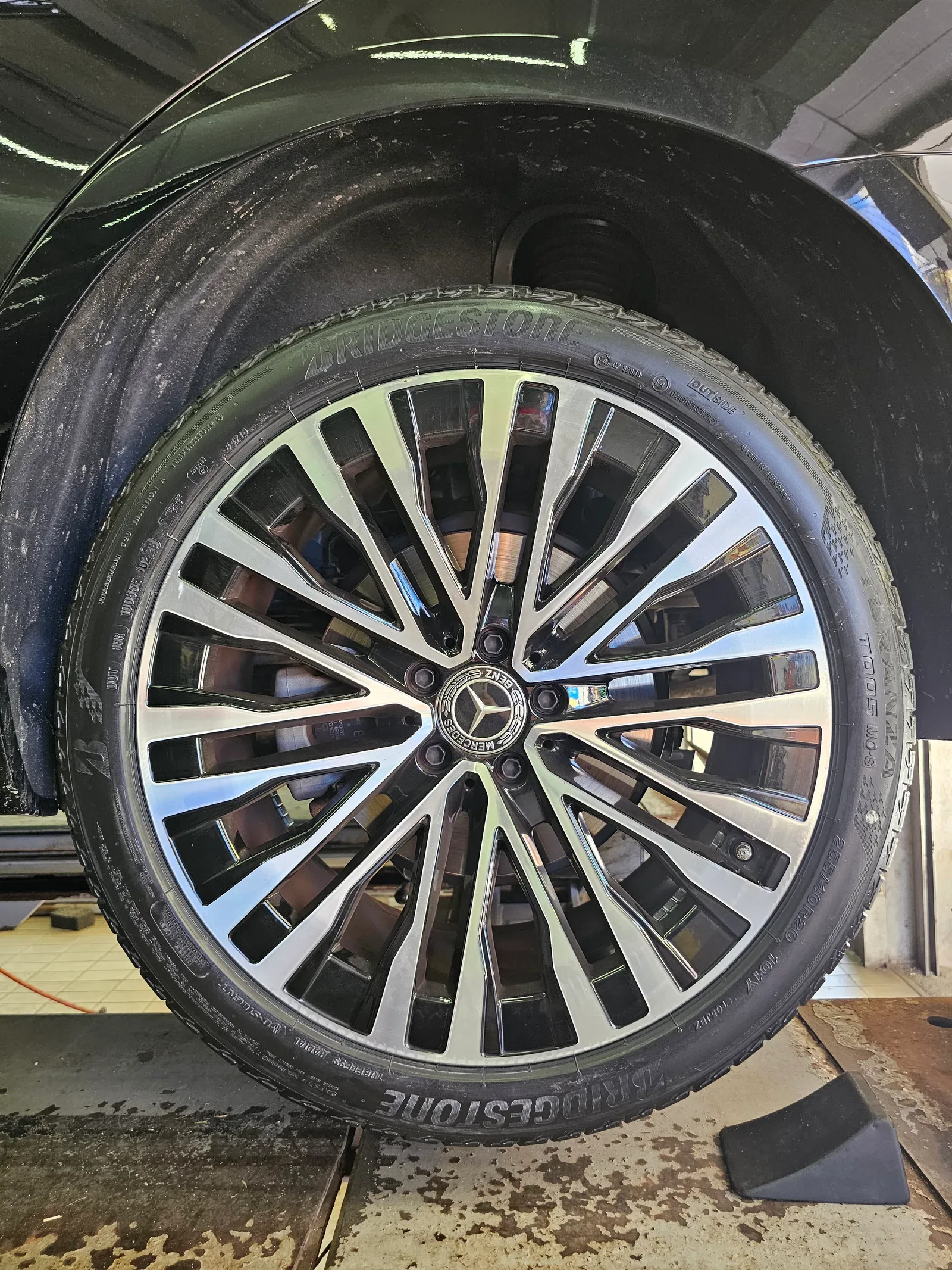 벤츠 S클래스 S450 255/40R20 4본 장착 완료된 차량