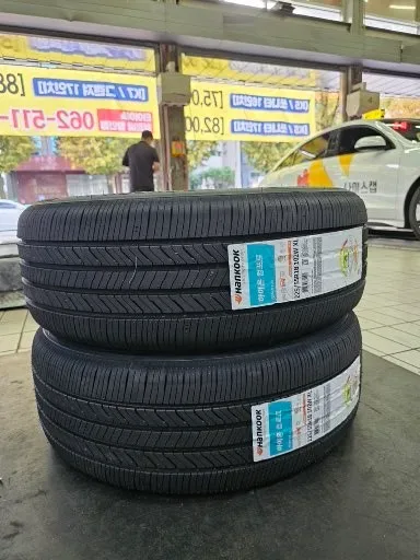 현대 아이오닉6 225/55R18 라벨 붙은 새 아이온 ST AS 2본